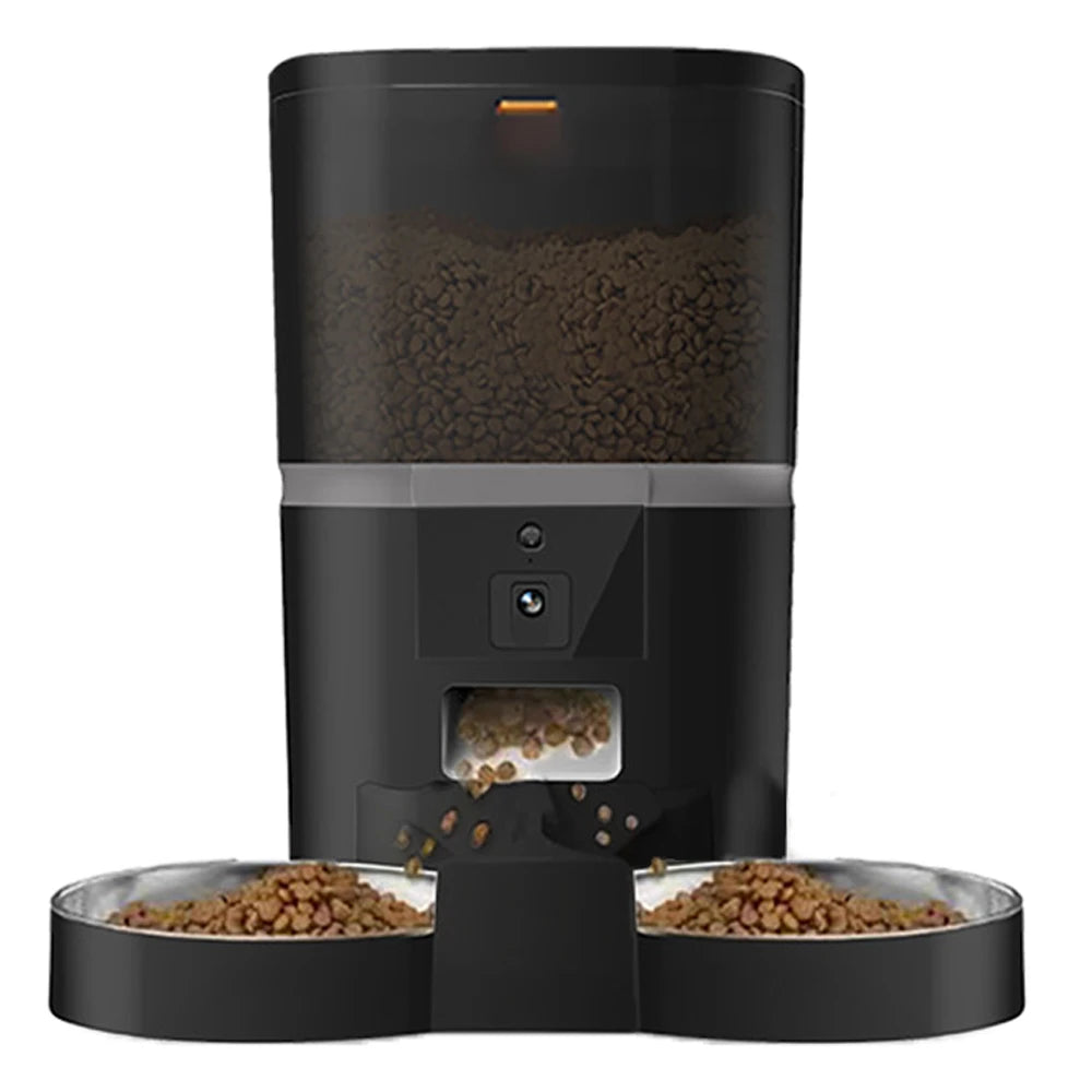 4L Automatic Cat Feeder, Manage pet's food intake with precision using timed quantification to prevent overeating and obesity.