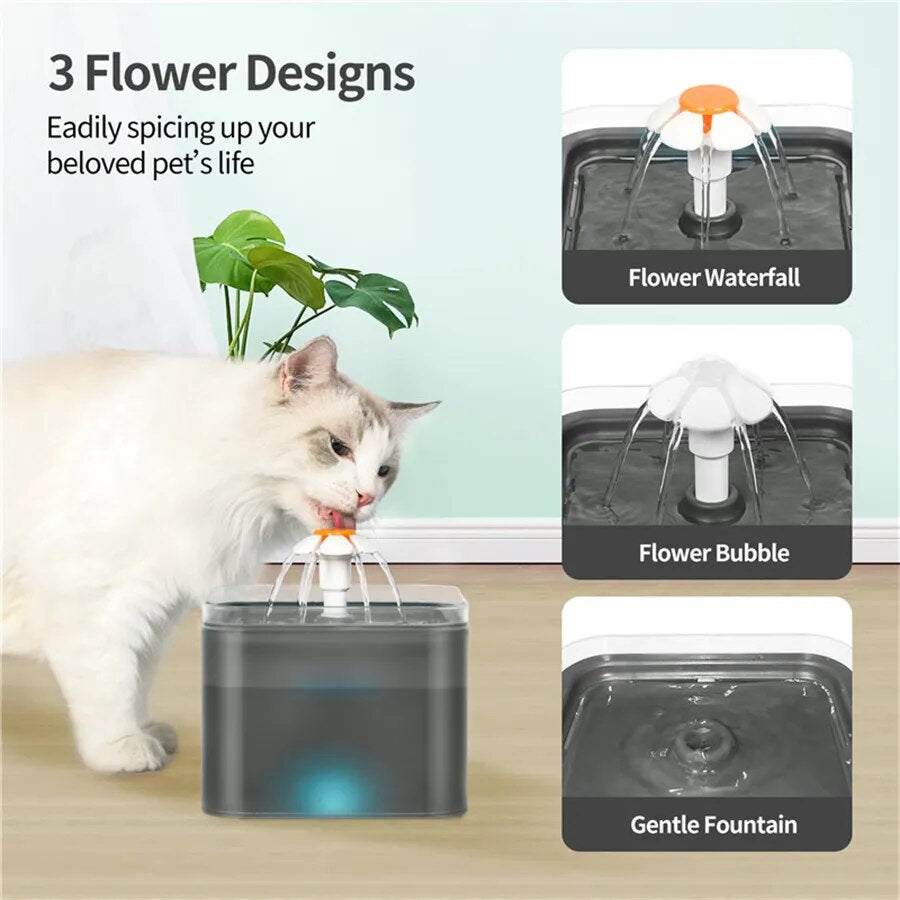 4L Pet Feeder - Tuya WIFI Automatic Dog Food Dispenser Smart Cat Feeder 2L Cat Automatic Drinking Fountain Dog Water Feeder