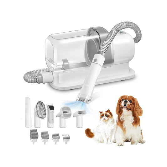 ATUBAN Pet Grooming Vacuum & Dog Grooming Kit with 2.3L Capacity Larger Pet Hair Dust Cup Dog Brush for Pet Hair Vacuum Cleaner