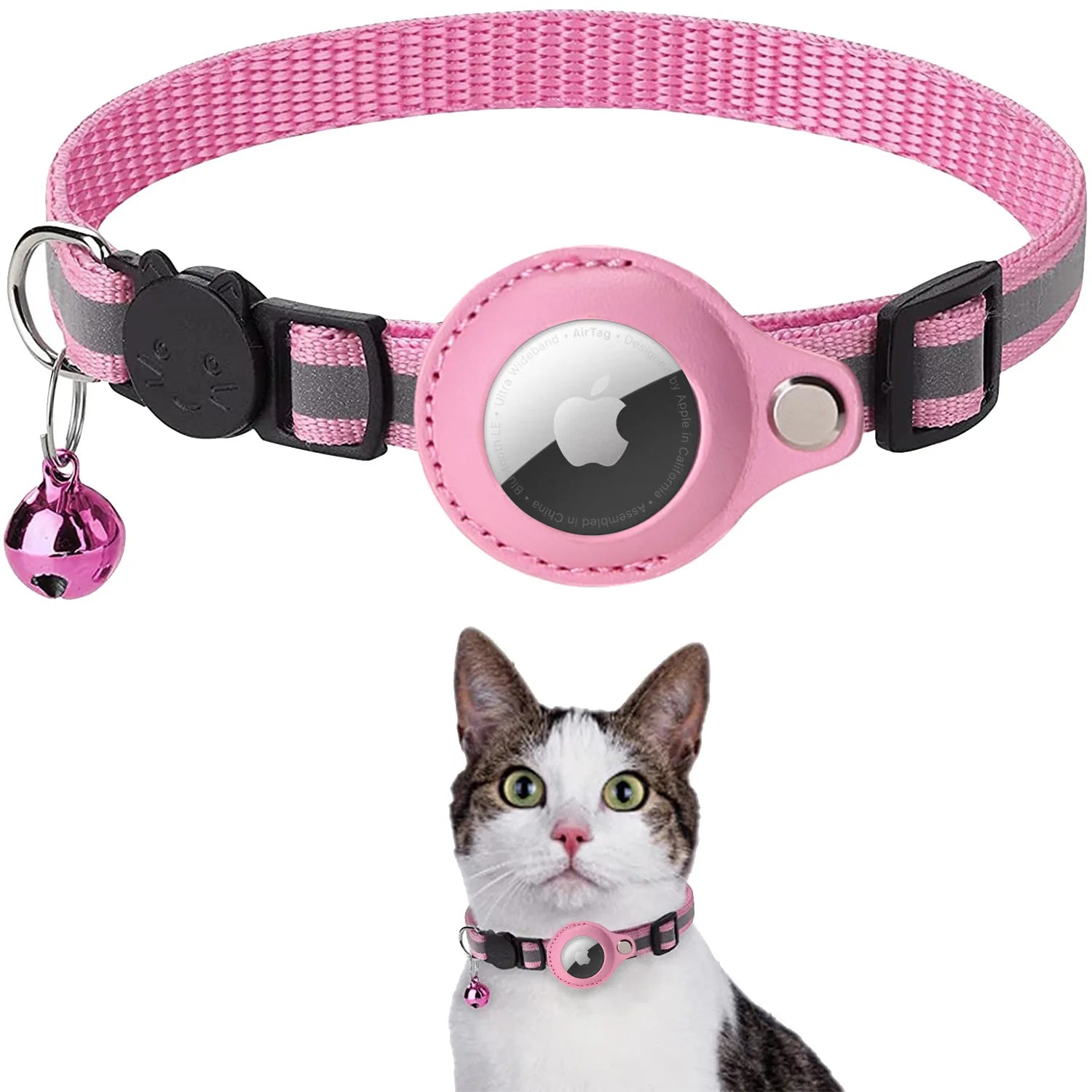 Anti-Lost Pet Cat Collar, Stylish dog collar blending functionality and style for a fashionable pet accessory.