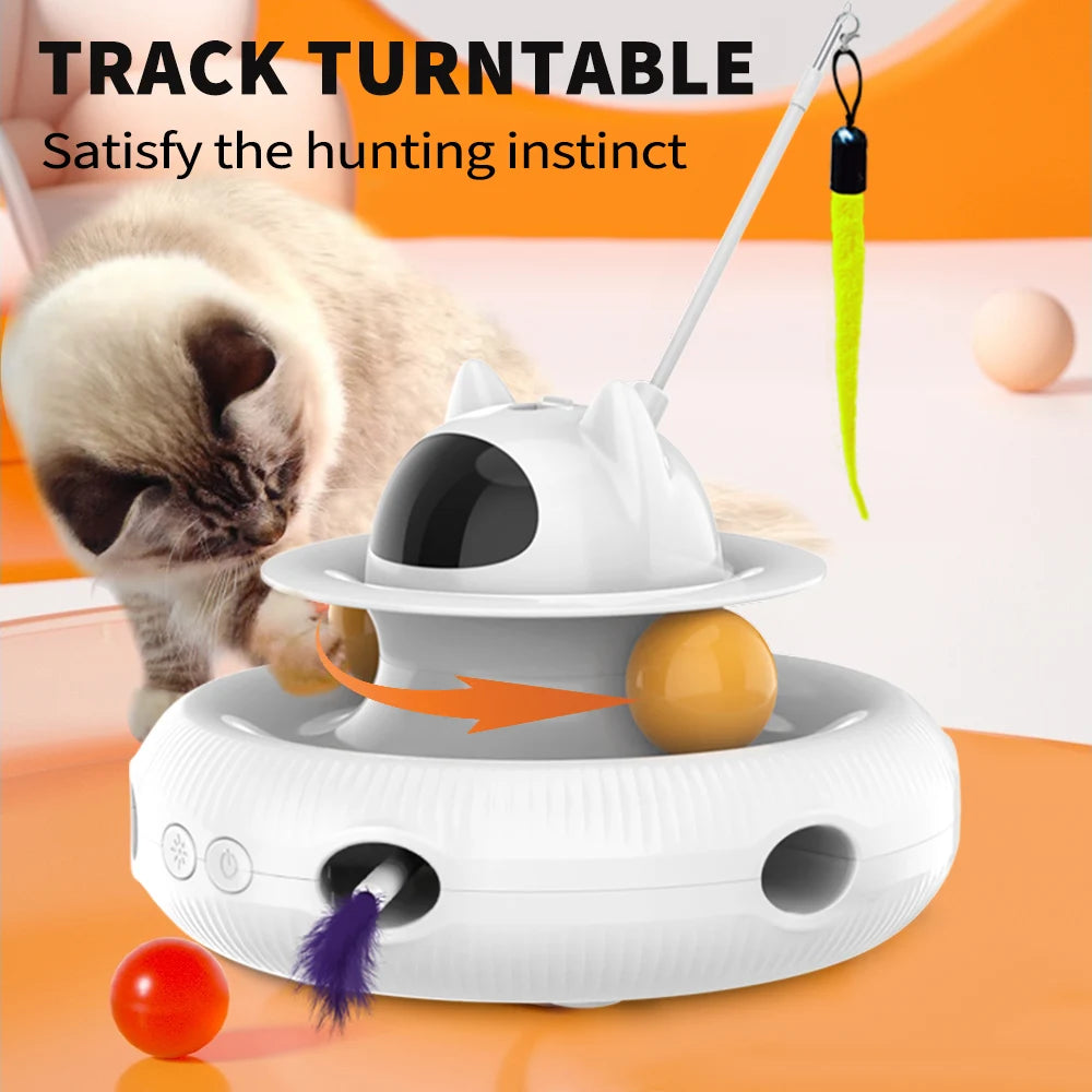 Entertain your cat's natural hunting instincts with this interactive trackball toy.