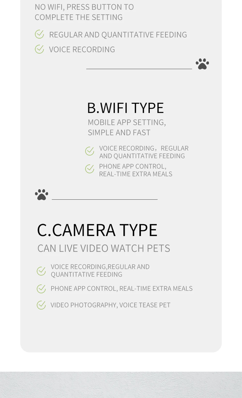 3L 6L Video Camera Feeder, Control pet's feeding schedule remotely via WiFi app with video monitoring and voice recording.