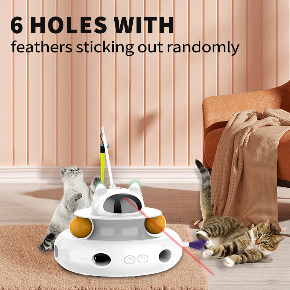 Six holes feature random feather attachments for added texture and stimulation.