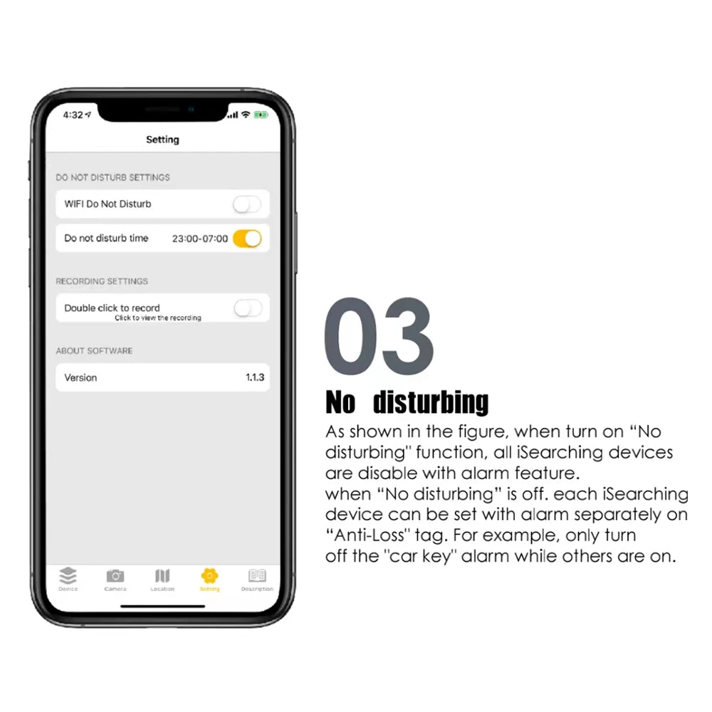 Pet GPS Tracker Smart Locator, No Disturb