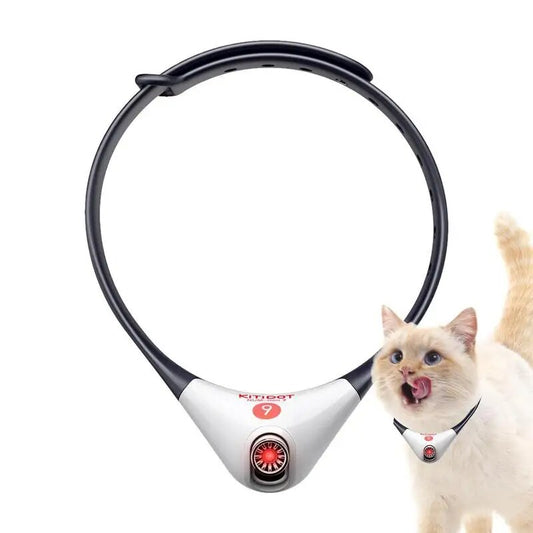 Wearable Cat Toys With LED Lights - Wearable Electric Smart Amusing Collar Soft Electric Smart Collar Pet Exercise Toy For Small