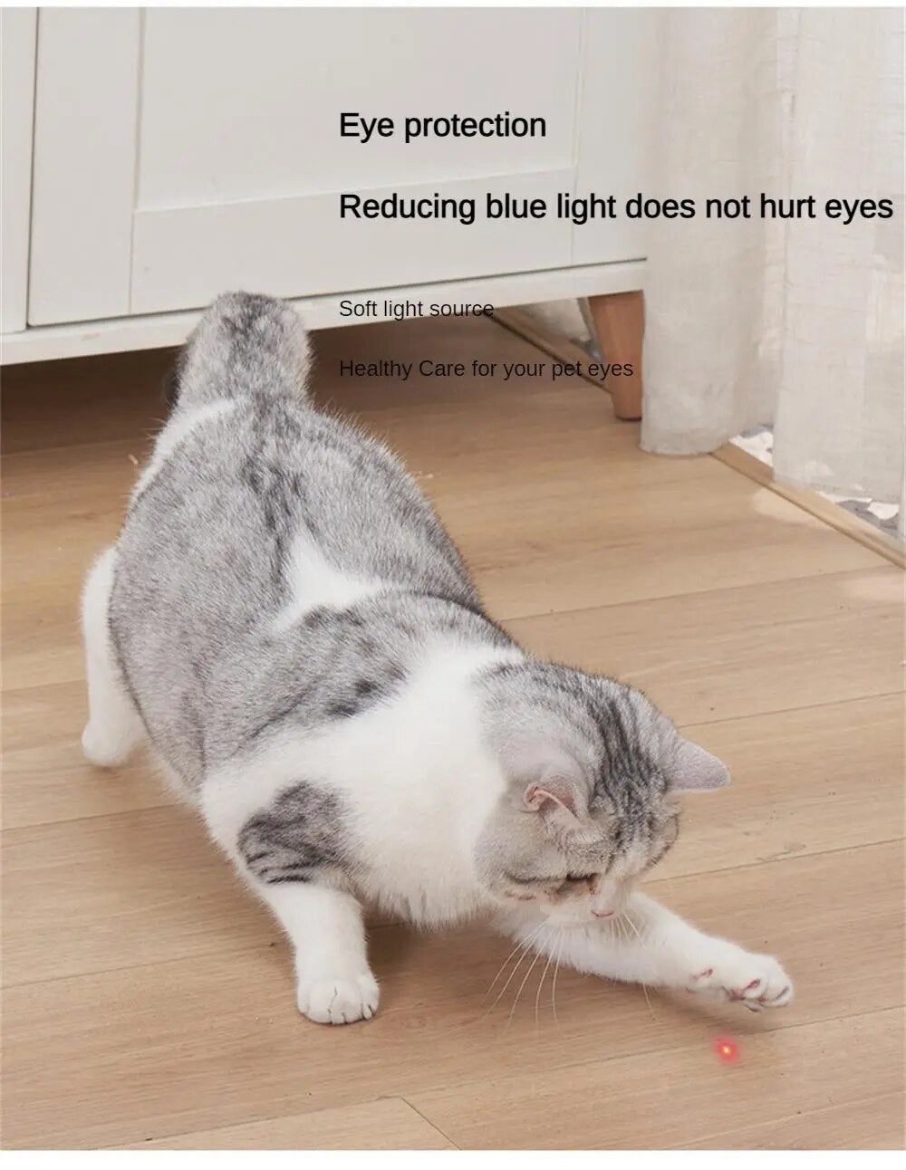 Pet Mouse Laser - Cat Tease LED Infrared Laser Cat Teaser Artifact Cat Self-hi Toy Interesting Mouse Laser