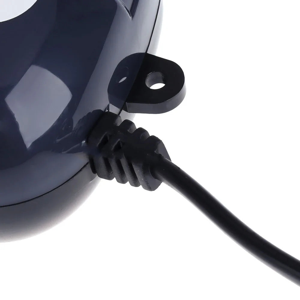 Aquarium air pump for fish tanks, suitable for mini compressors and aquatic accessories.