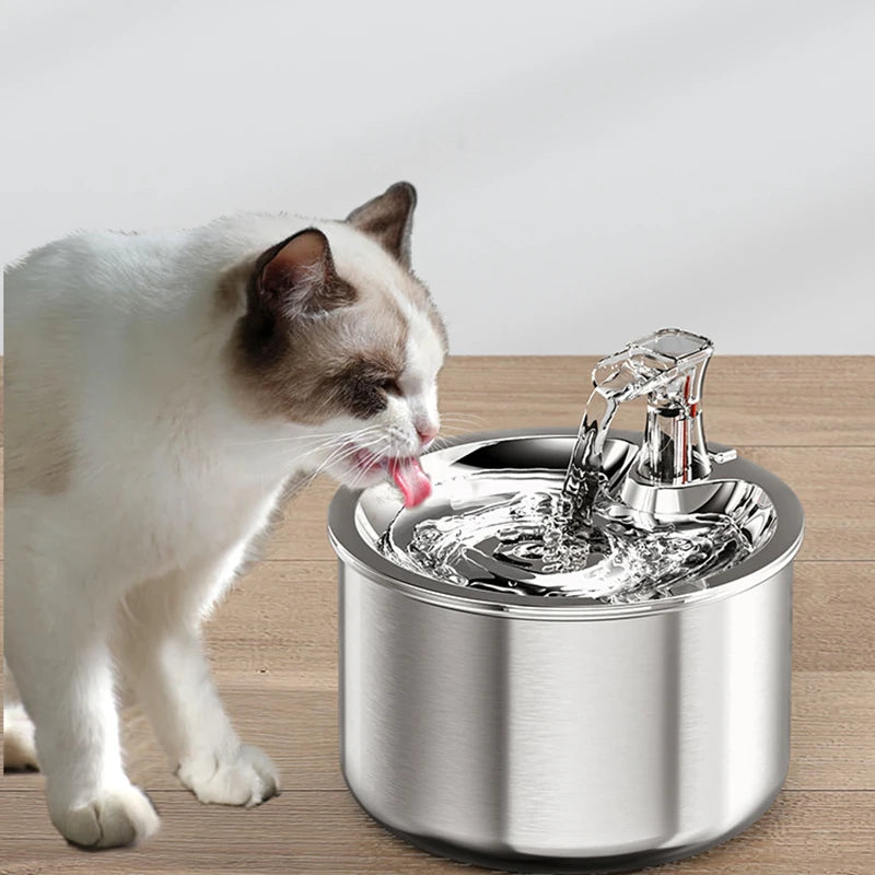 Transparent Water Container: Monitor water levels effortlessly and ensure your pets always have access.