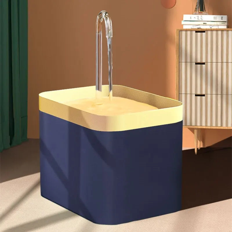 1.5L Pet Water Dispenser, Adjustable water pump provides clean drinking water with three speed settings for happy and healthy pets.