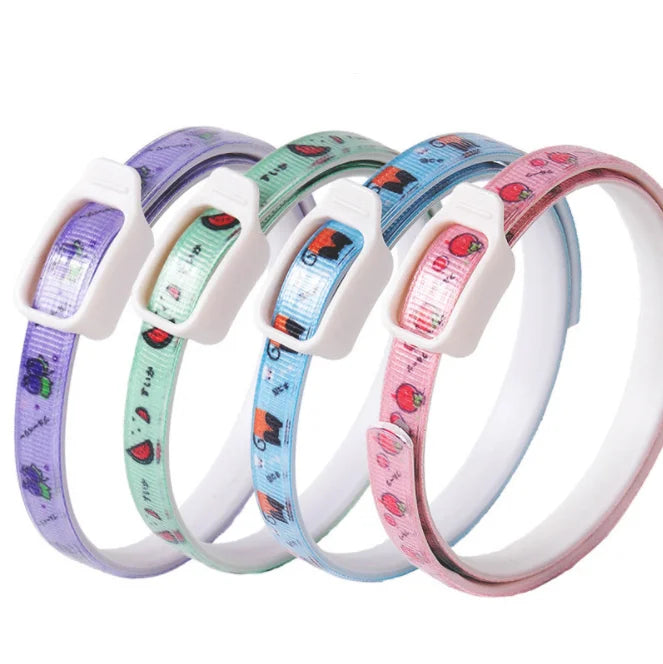 New Pet Cat Collar, Repels fleas with PVC material, keeping cats itch-free.