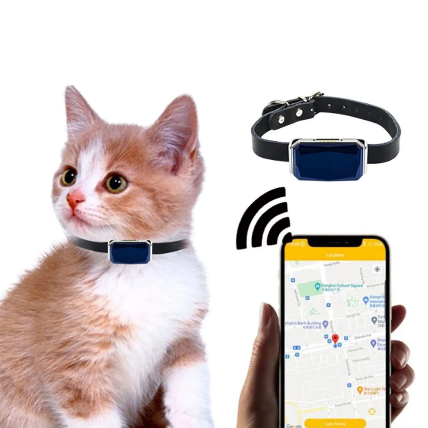 G12 Mini GPS GSM Wifi LBS tracker - IP67 Waterproof Anti-lost anti-lost tracker tracker pet location collar for pet dog cat