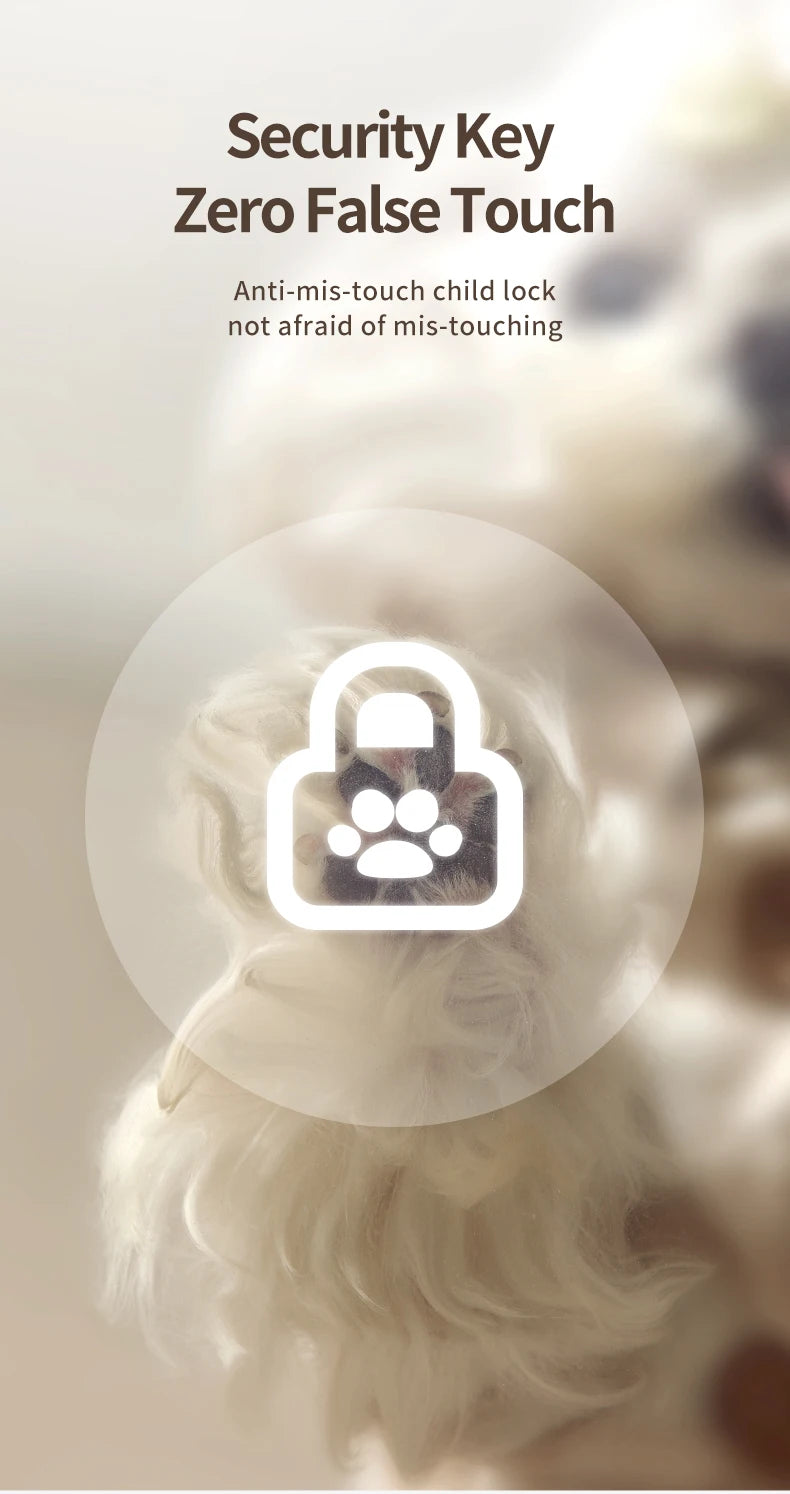 ROJECO 6 Meals Automatic Pet Feeder, Secure and worry-free feeding with child-friendly locking mechanism.